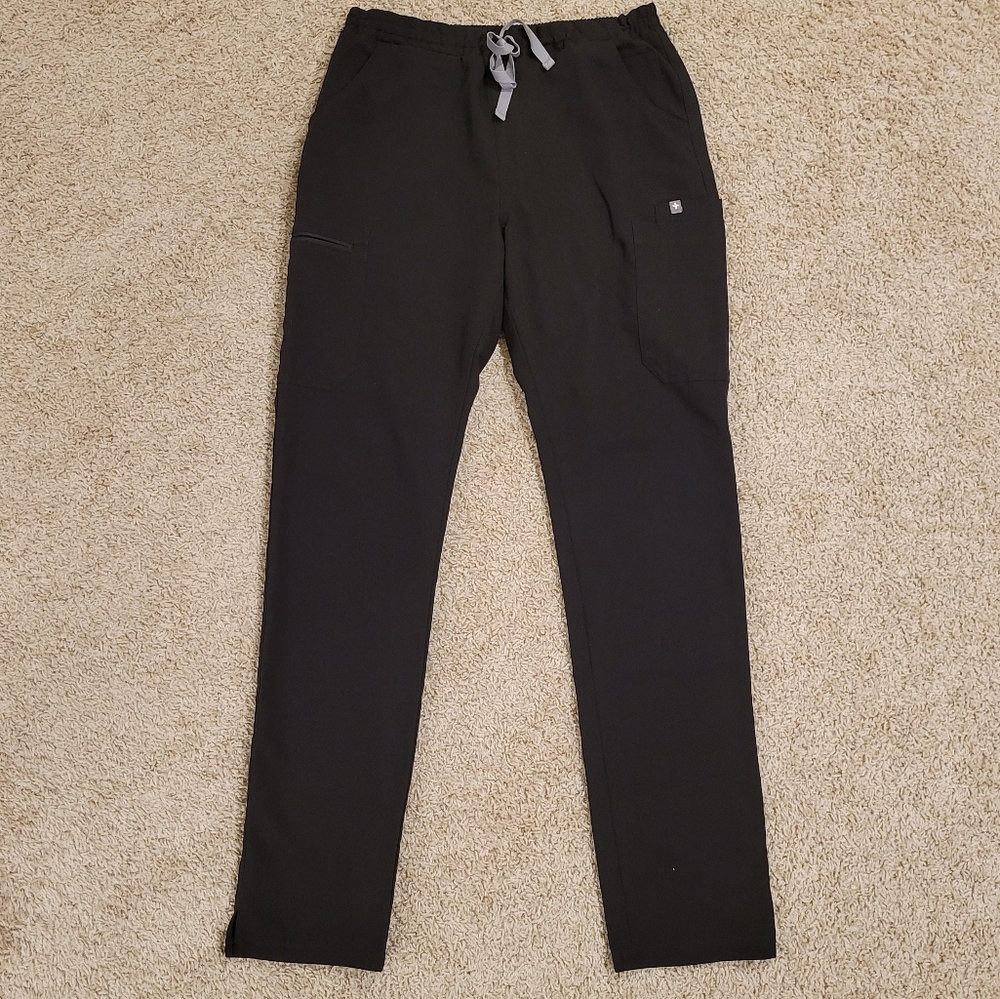 COPY - Figs Medium/Tall yola skinny scrub pant in black